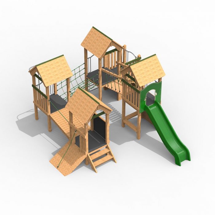 Timber Play Tower